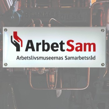 Emaljskylt ArbetSam